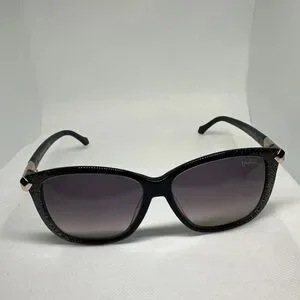 Roberto Cavalli Black Oversized Sunglasses with Gradient Lenses Roberto Cavalli Oversize Gradient Sunglasses - Black  main image 4